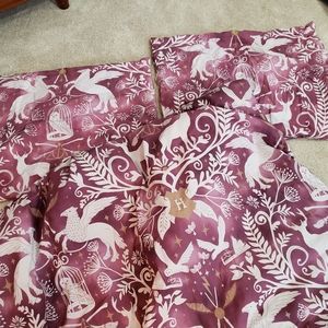 Pottery Barn Teen Harry Potter Damask Full/Queen Duvet Cover & 2 standard shams